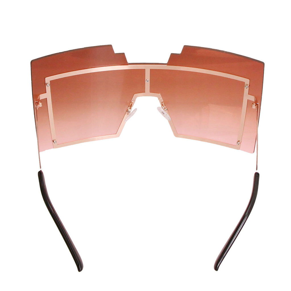 Geometric Shield Sunglasses - iBESTEST.com