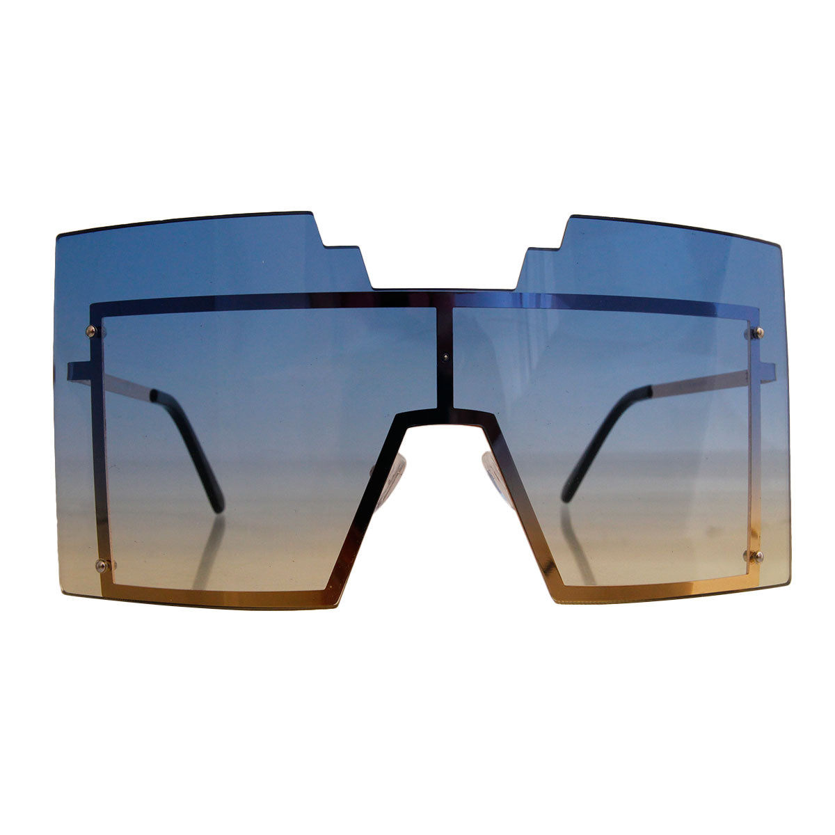 Geometric Shield Sunglasses - iBESTEST.com