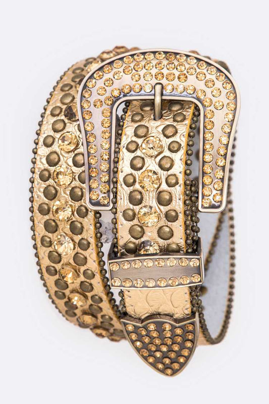 Bold Studded Lux Belt - iBESTEST.com