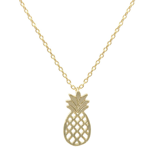 Gold Pineapple Necklace - iBESTEST.com