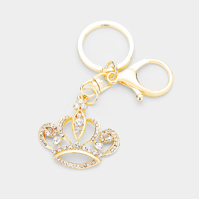 Crown with Crystals Keychain - iBESTEST.com