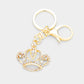 Crown with Crystals Keychain - iBESTEST.com