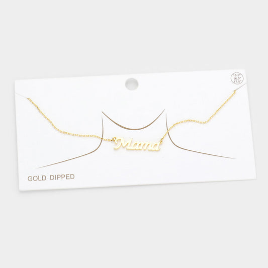 Mama Dainty Necklace - iBESTEST.com