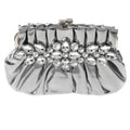 Chrome Jewel Clutch