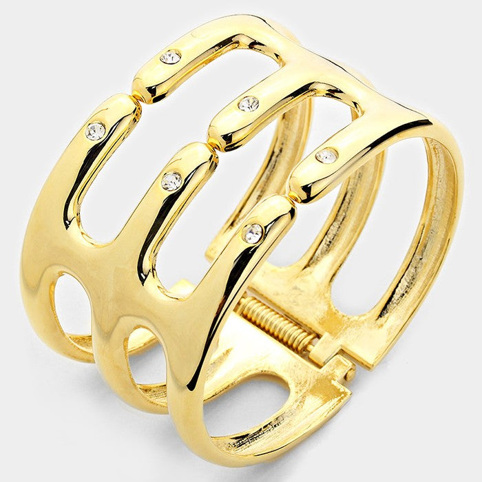 HINGED METAL CAGE BRACELET - iBESTEST.com