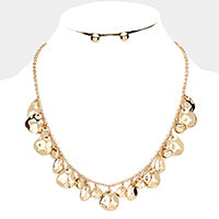 HAMMERED METAL NECKLACE - iBESTEST.com