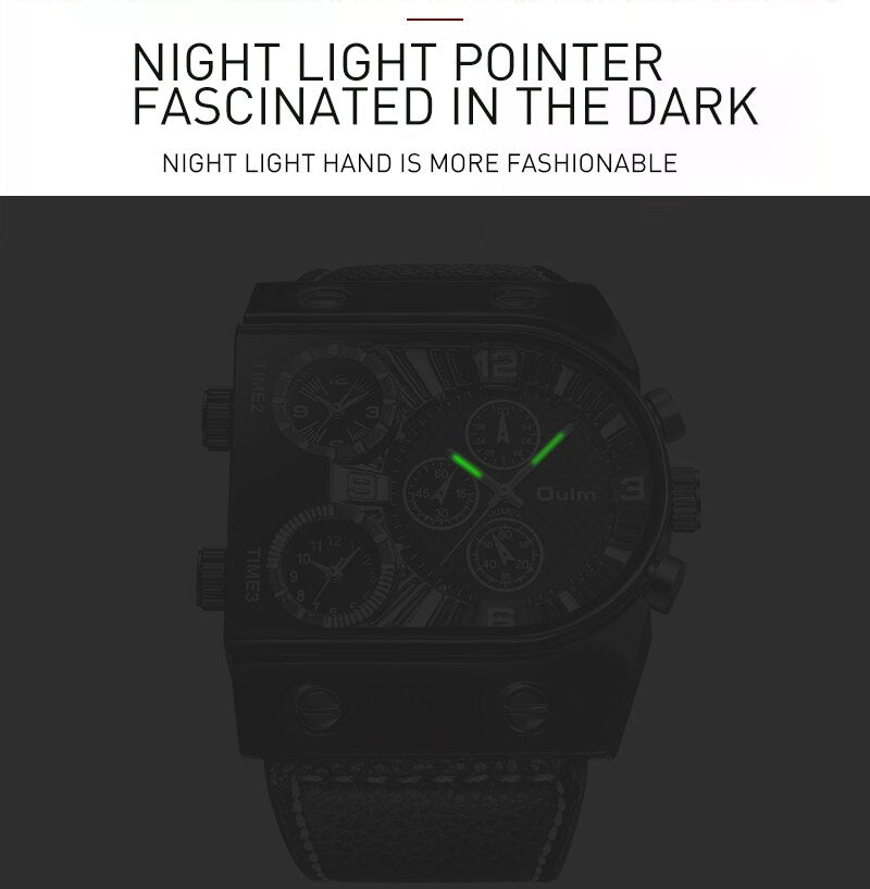 Men's 3X Time Zone Watch - iBESTEST.com