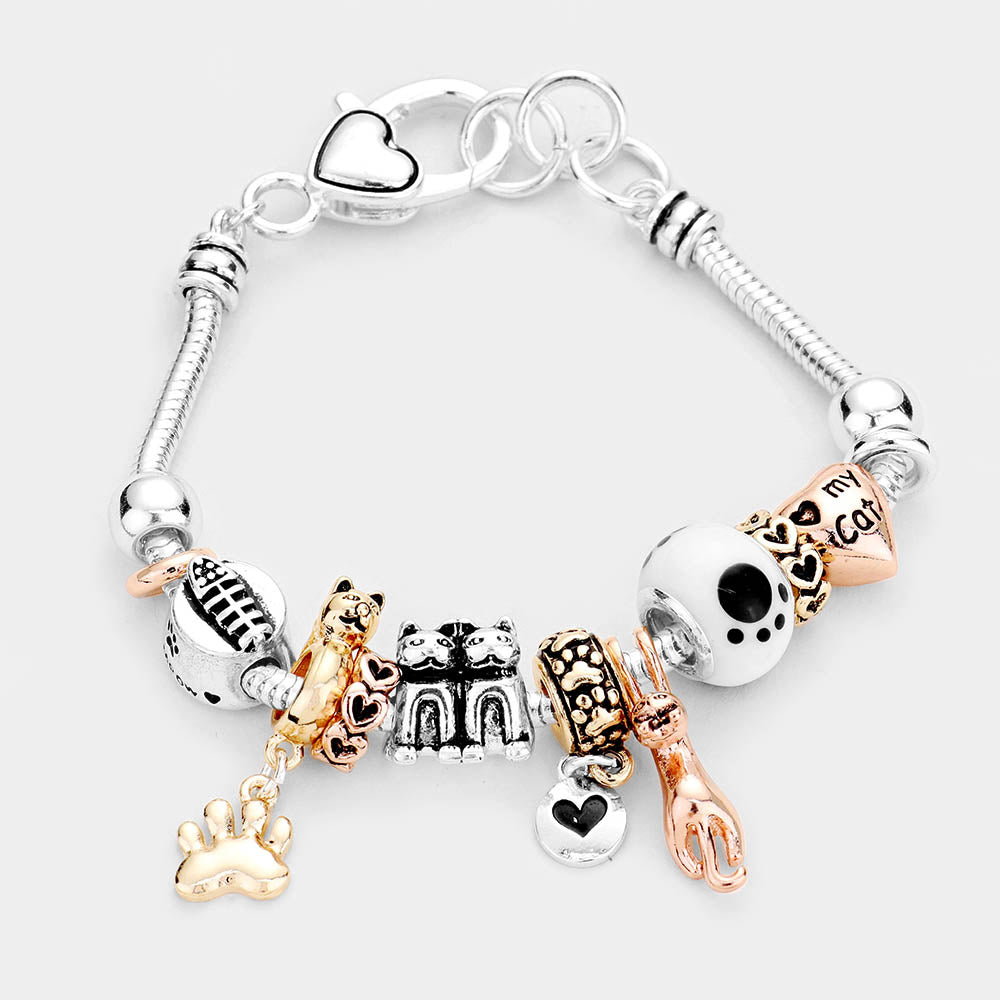 I love Cats Charm Bracelet - iBESTEST.com
