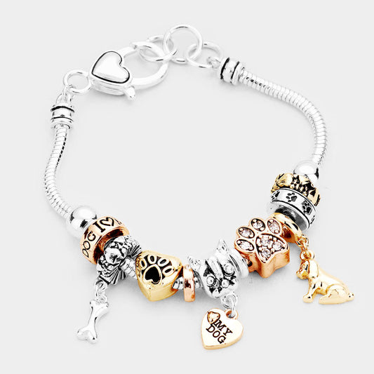 I love Dogs Charm Bracelet - iBESTEST.com