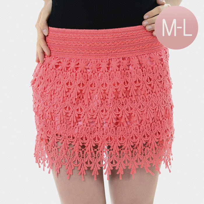 Lace Layered Shorts - iBESTEST.com
