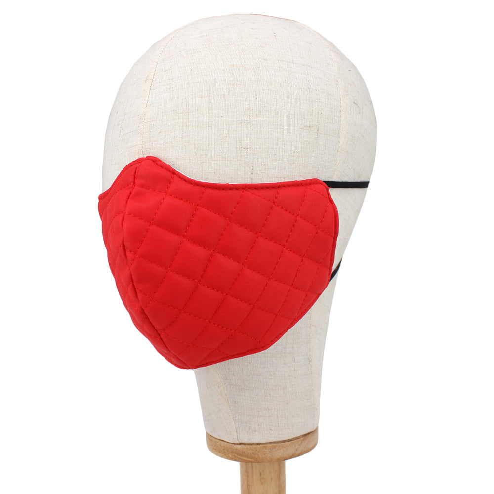 Leather Quilted Mask - iBESTEST.com