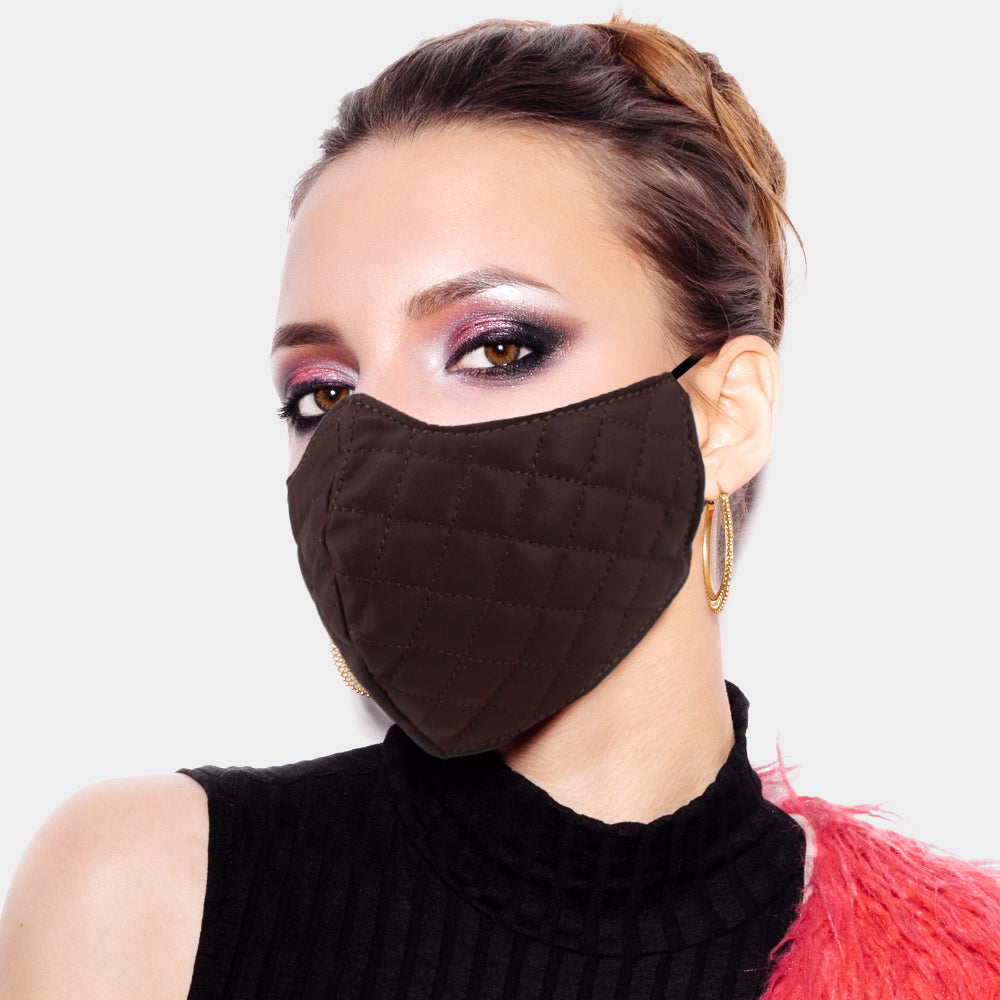 Leather Quilted Mask - iBESTEST.com