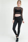 Long Sleeve Fishnet Crop Top (New)