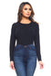 Long Sleeve Open Back Bodysuit (New)