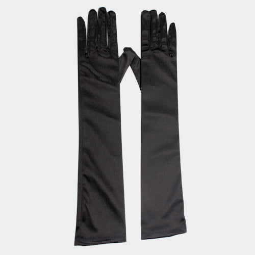 Long Satin Gloves - iBESTEST.com