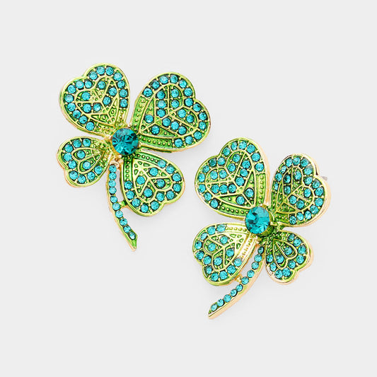 Lucky Clover Studs - iBESTEST.com