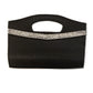 Black Clutch with Crystal Chevron - iBESTEST.com