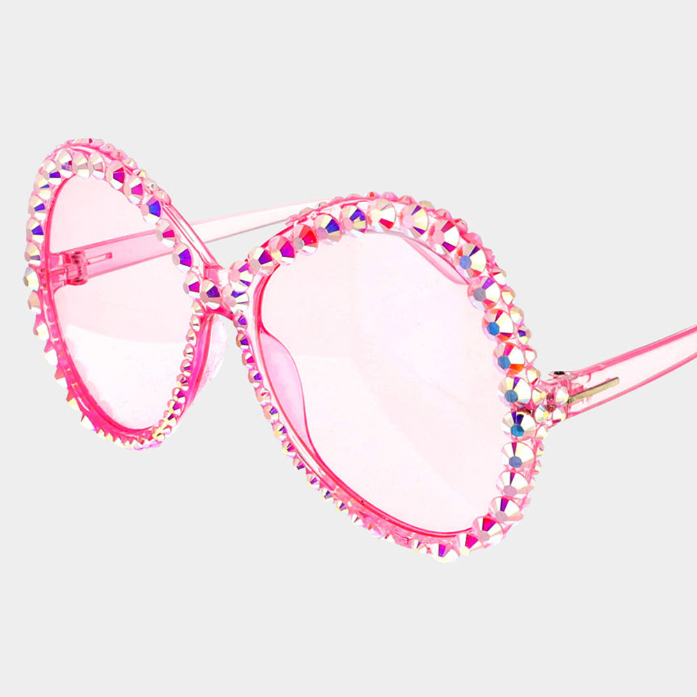 Round Bling Sunglasses - iBESTEST.com