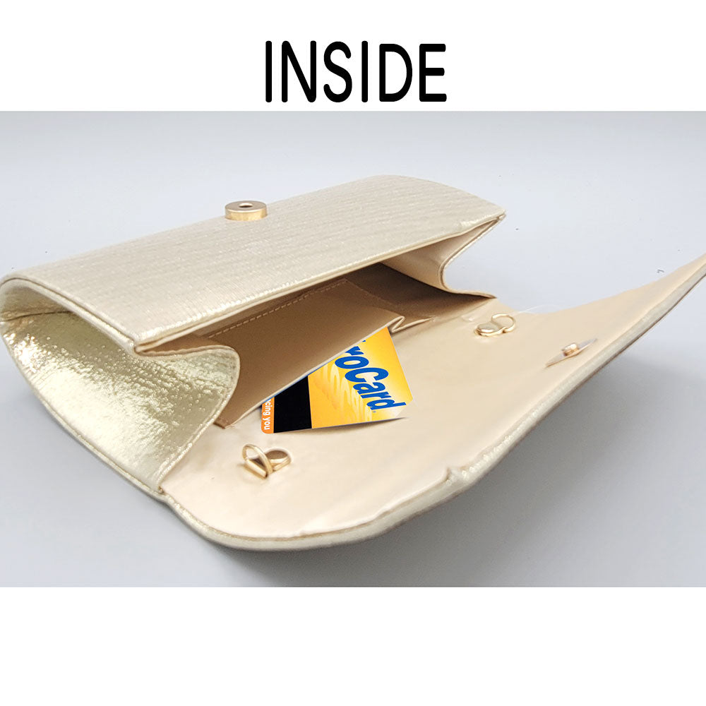 Rhinestone Fold Clutch - iBESTEST.com