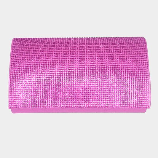 Rhinestone Fold Clutch - iBESTEST.com