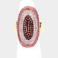 Purple Universe Stretch Cocktail Ring (New)