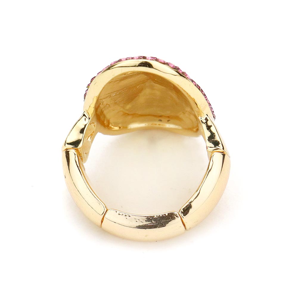 Purple Universe Stretch Cocktail Ring (New)