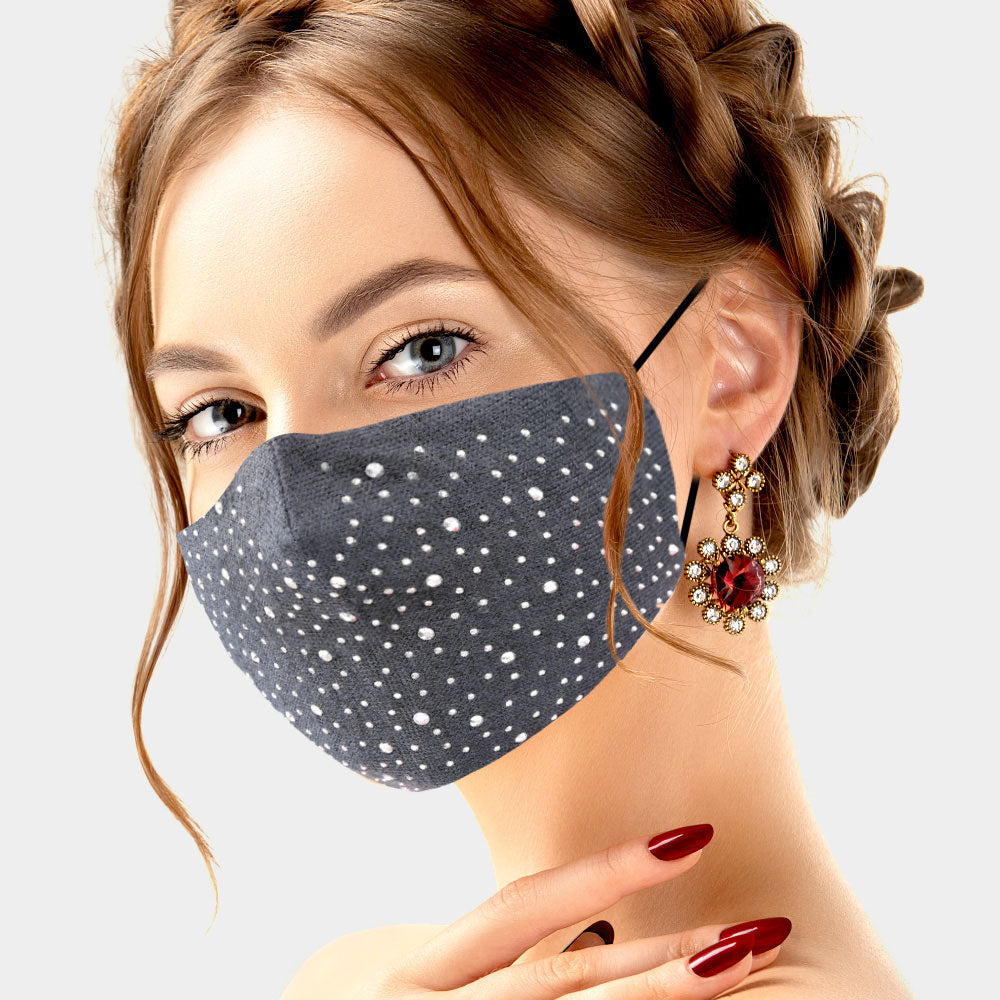 Rhinestone Galaxy Mask - iBESTEST.com