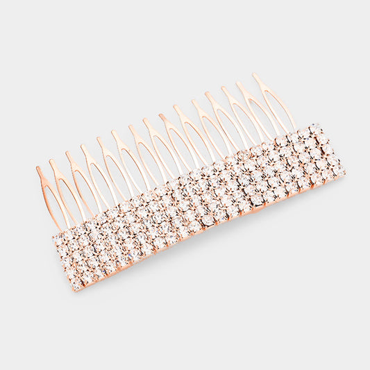 Rhinestone CZ Hair Comb - iBESTEST.com