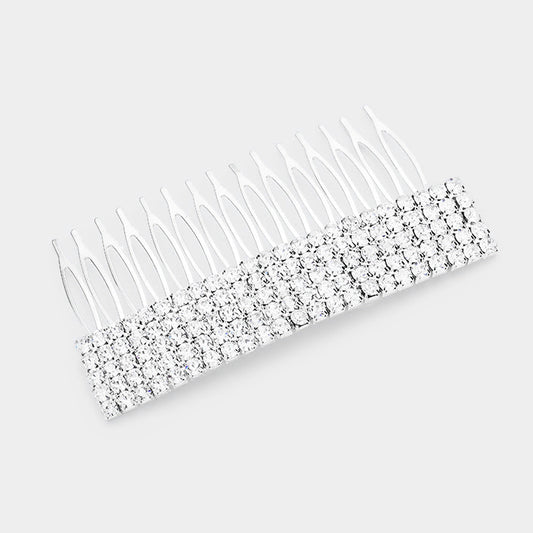 Rhinestone CZ Hair Comb - iBESTEST.com