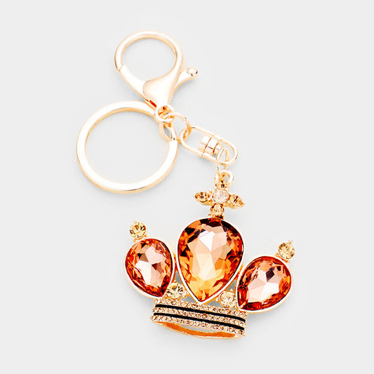 Crystal Crown Keychain - iBESTEST.com