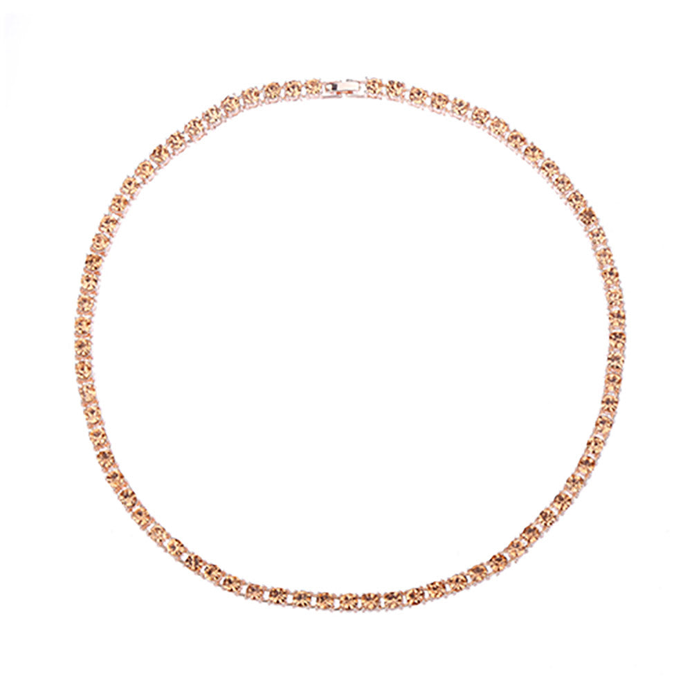 Round Stone Link 18" Necklace (New)