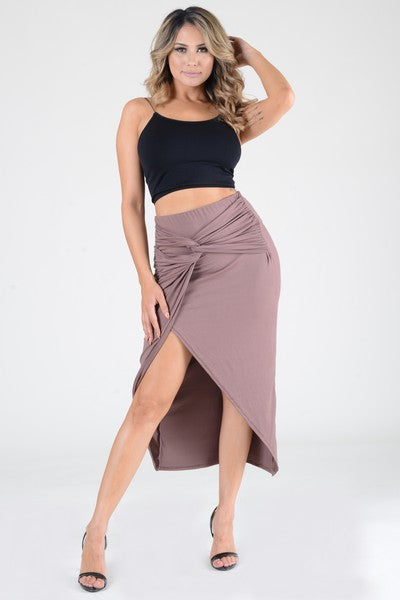 Pink Knotted Skirt - iBESTEST.com