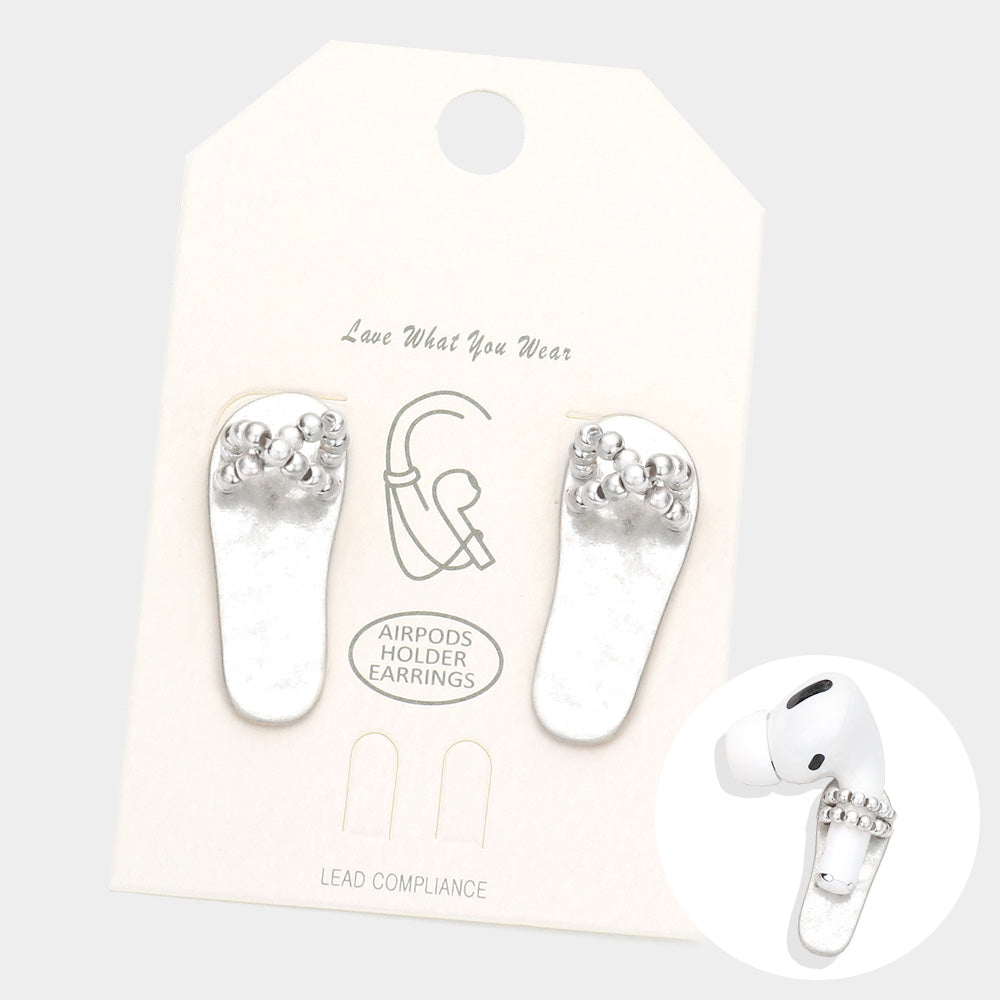 Air Pod Chancla Earrings - iBESTEST.com