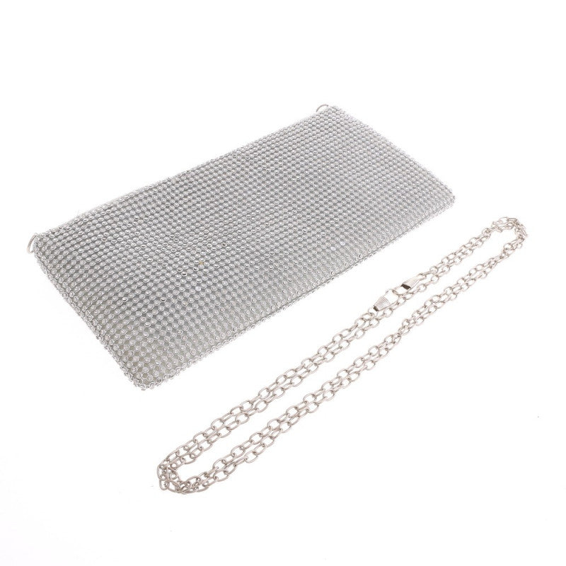 Rhinestone Pouch Clutch