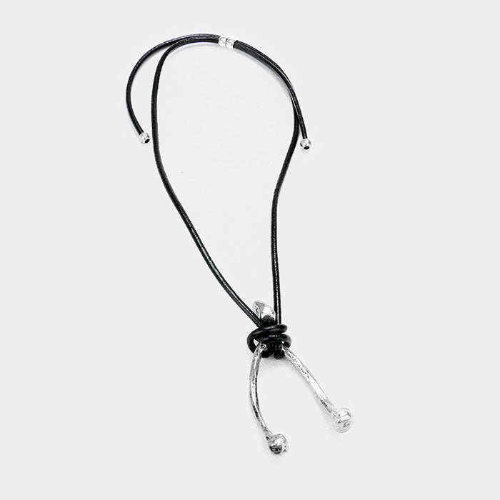 Wishbone Leather Chain - iBESTEST.com