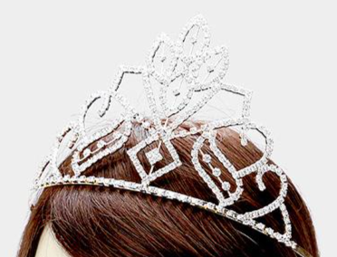 Silver Tower Tiara - iBESTEST.com