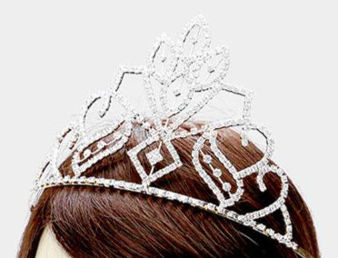 Silver Tower Tiara - iBESTEST.com