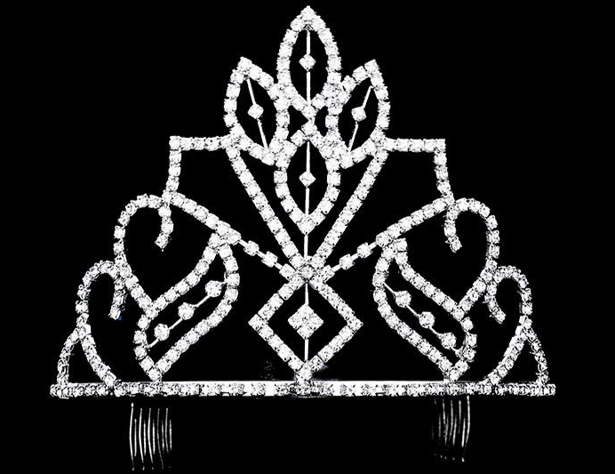Silver Tower Tiara - iBESTEST.com