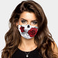Skull with Rose Mask - iBESTEST.com