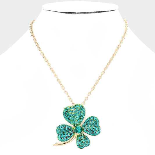 Statement Clover Necklace