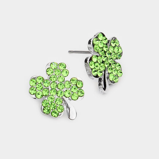 Statement Clover Studs