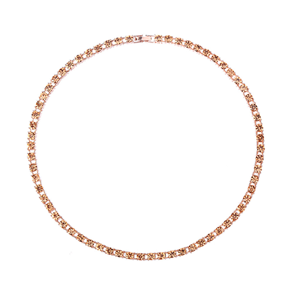 Round Stone Link 16" Necklace (New)