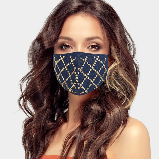 Stoned Denim Mask - iBESTEST.com