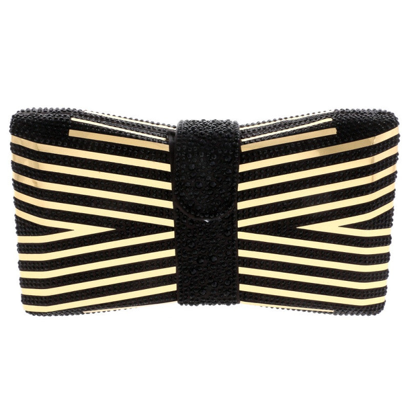 Striped Evening Clutch - iBESTEST.com