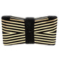 Striped Evening Clutch - iBESTEST.com