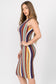 Striped Colorfully Dress - iBESTEST.com
