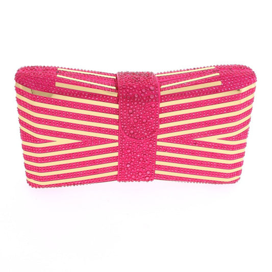 Striped Evening Clutch - iBESTEST.com