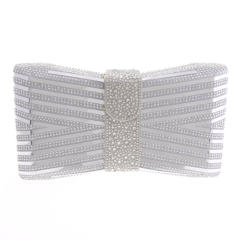 Striped Evening Clutch - iBESTEST.com