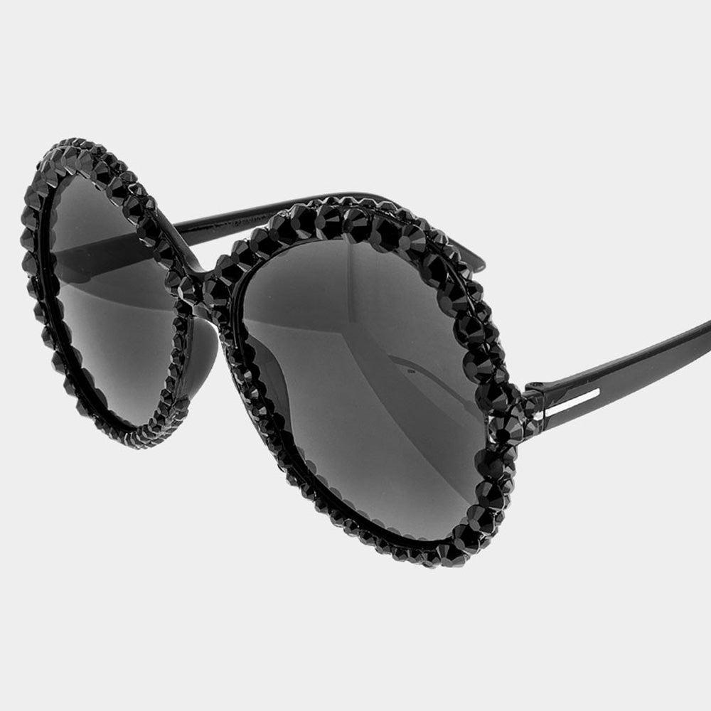 Round Bling Sunglasses - iBESTEST.com