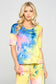 Tie-Dye Dropped Shoulder T-Shirt - iBESTEST.com